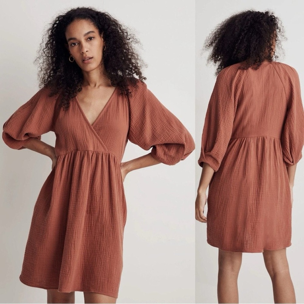 Madewell Rust Mini Dress